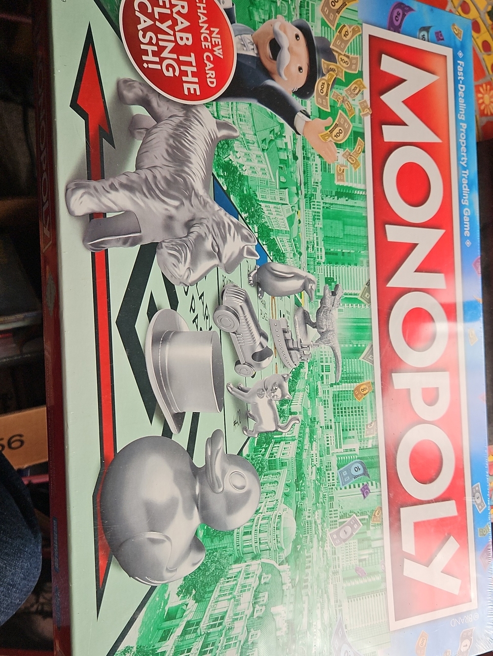 Monopoly Classic Family Board Game - Green Game Board Edition